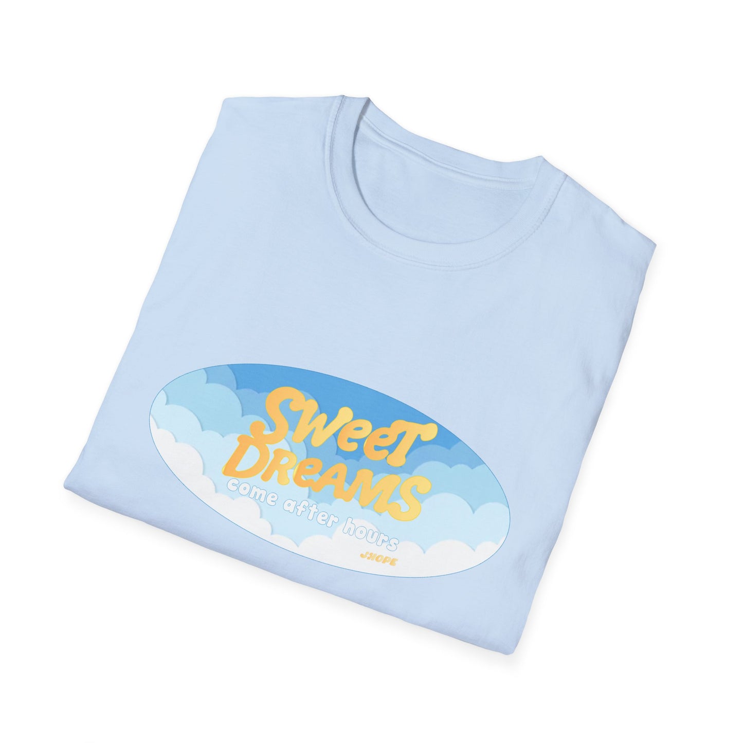Jhope exclusive cloudscape unisex softstyle tee soar through sweet dreams