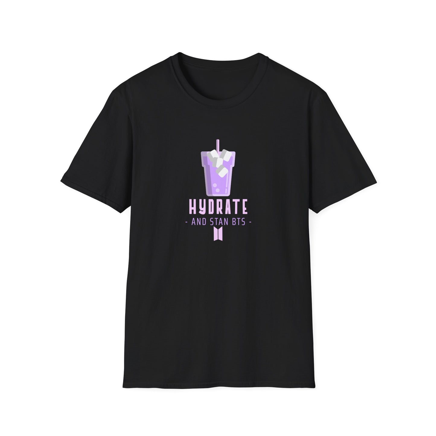 Hydrate & Stan BTS Tee Self-Care But Make It KPop for music and Kpop fans