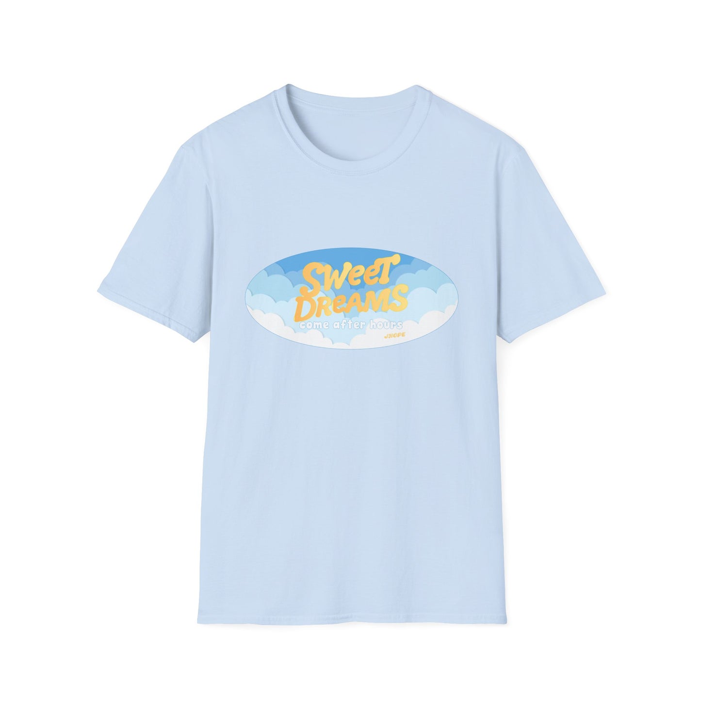 Jhope exclusive cloudscape unisex softstyle tee soar through sweet dreams