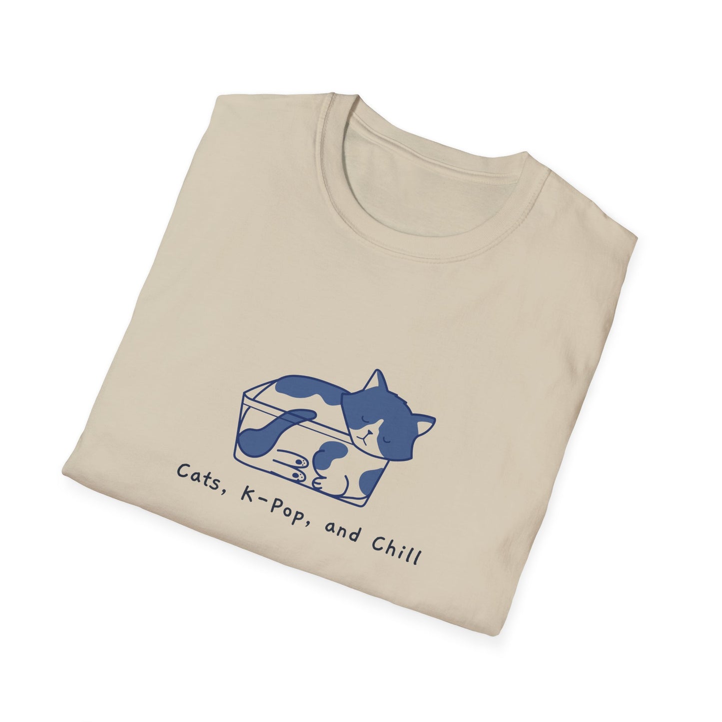 Cats, Kpop and chill Kpop custom fan shirt