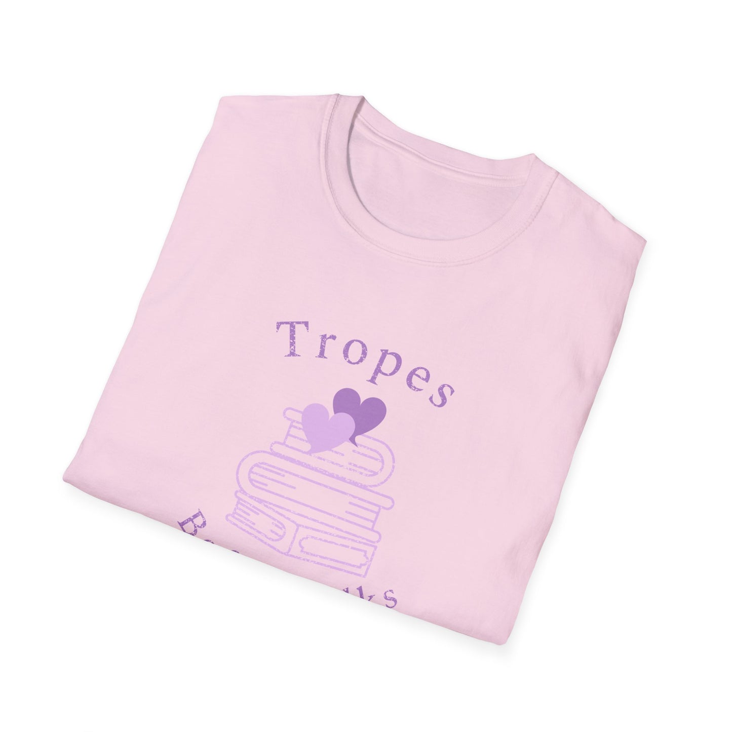 Tropes Before Folks: The Ultimate Fanfic Lovers Unisex Softstyle T-Shirt