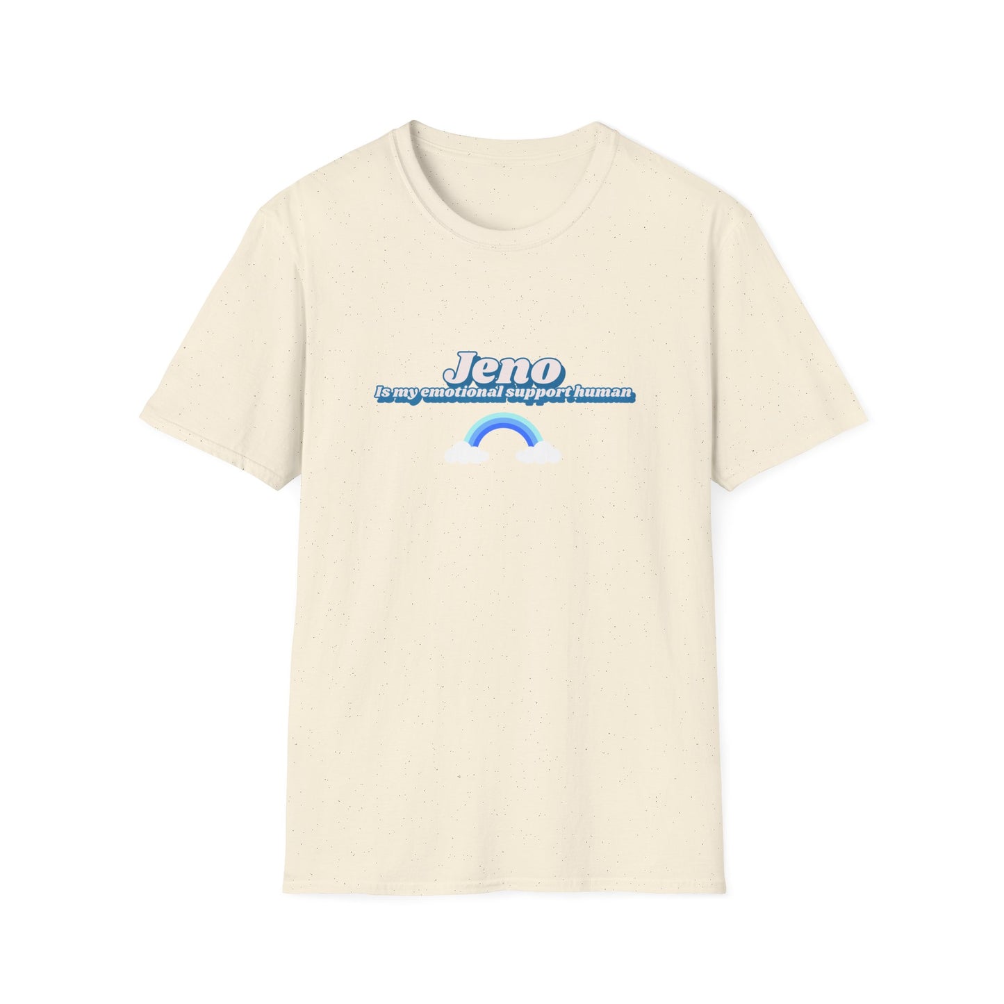 NCTDream Jeno is my emotional support human unisex softstyle t-shirt funny graphic tee