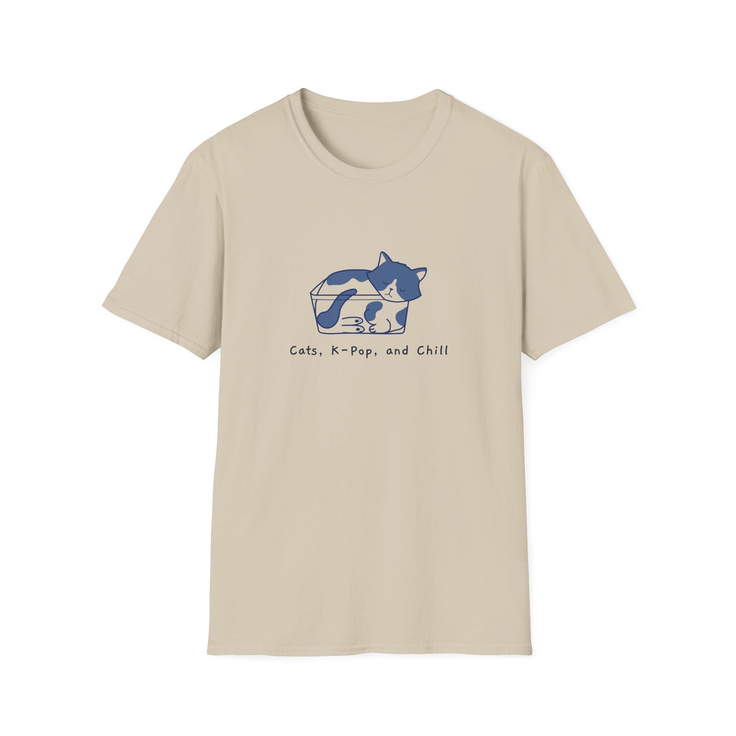 Cats, Kpop and chill Kpop custom fan shirt