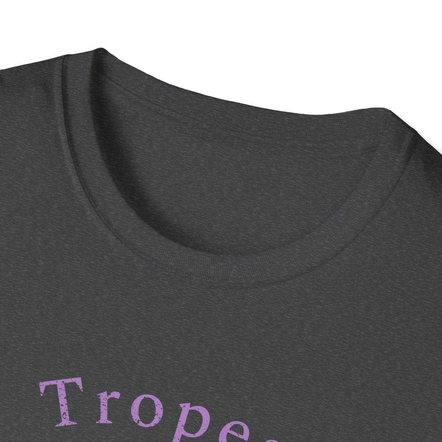 Tropes Before Folks: The Ultimate Fanfic Lovers Unisex Softstyle T-Shirt