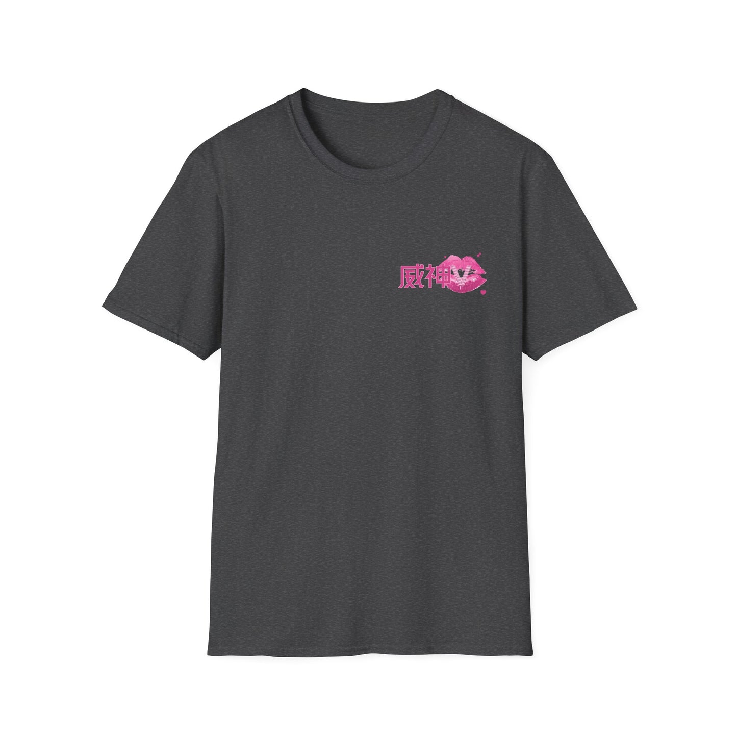 WayV Kpop Logo Pink Kiss Unisex T-Shirt, Softstyle Tee for Fans, Gift for WayV Lovers, Kpop Merchandise, Trendy Graphic Shirt