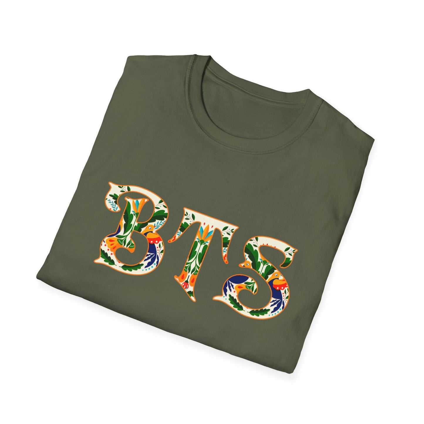 BTS Otomi oranges colorful logo T-Shirt, K-Pop Graphic Tee, Unisex Soft Tee, Korean Pop Fans Shirt, BTS Gift Shirt