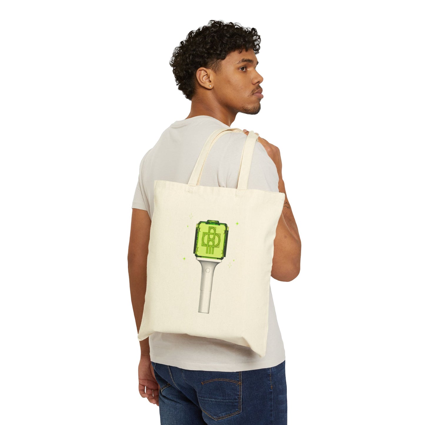 NCT Dream Lightstick Tote Carry the Neo Light Always Cotton Canvas Tote Bag