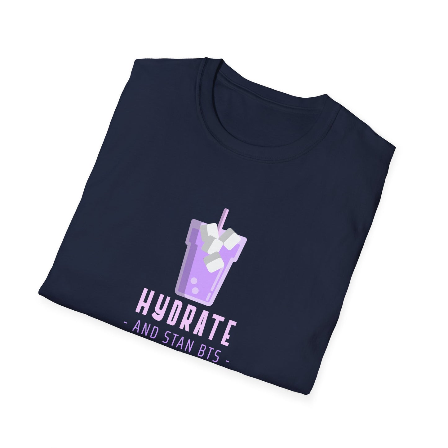 Hydrate & Stan BTS Tee Self-Care But Make It KPop for music and Kpop fans