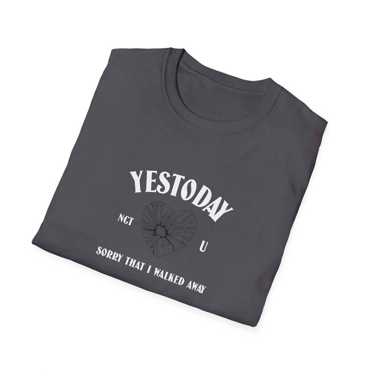 NCT U Yestoday Lyric fan tee unisex softstyle T-Shirt Doyoung Lucas Taeyong Wayv