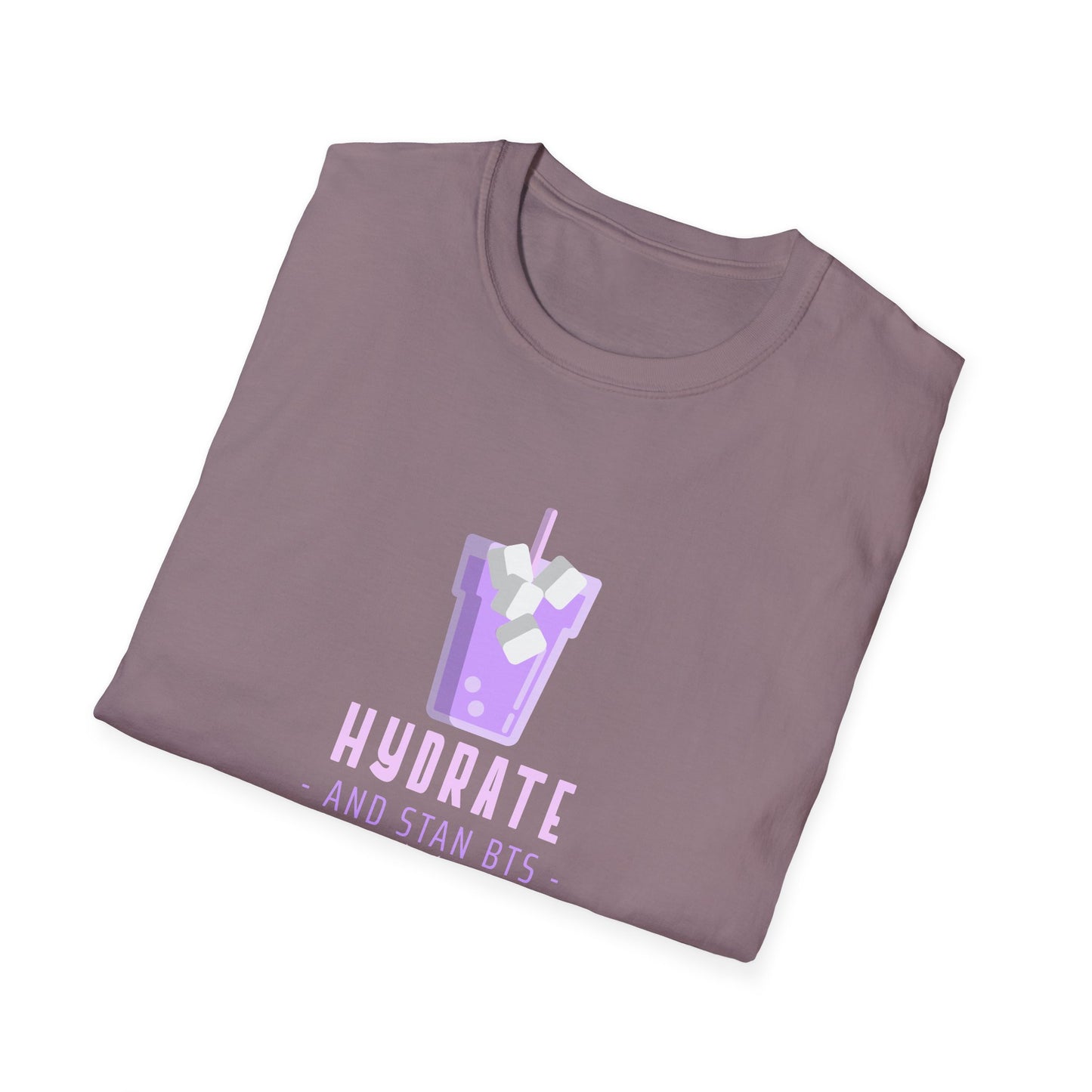 Hydrate & Stan BTS Tee Self-Care But Make It KPop for music and Kpop fans