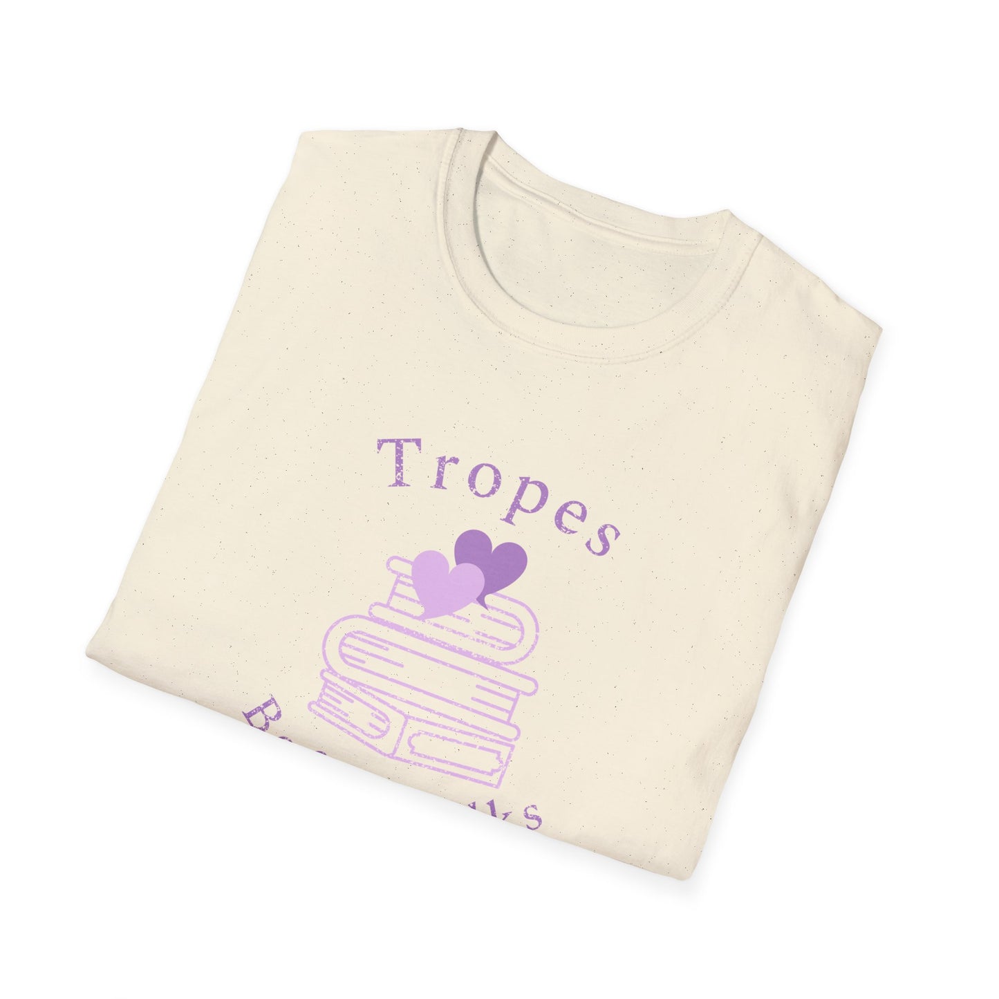Tropes Before Folks: The Ultimate Fanfic Lovers Unisex Softstyle T-Shirt