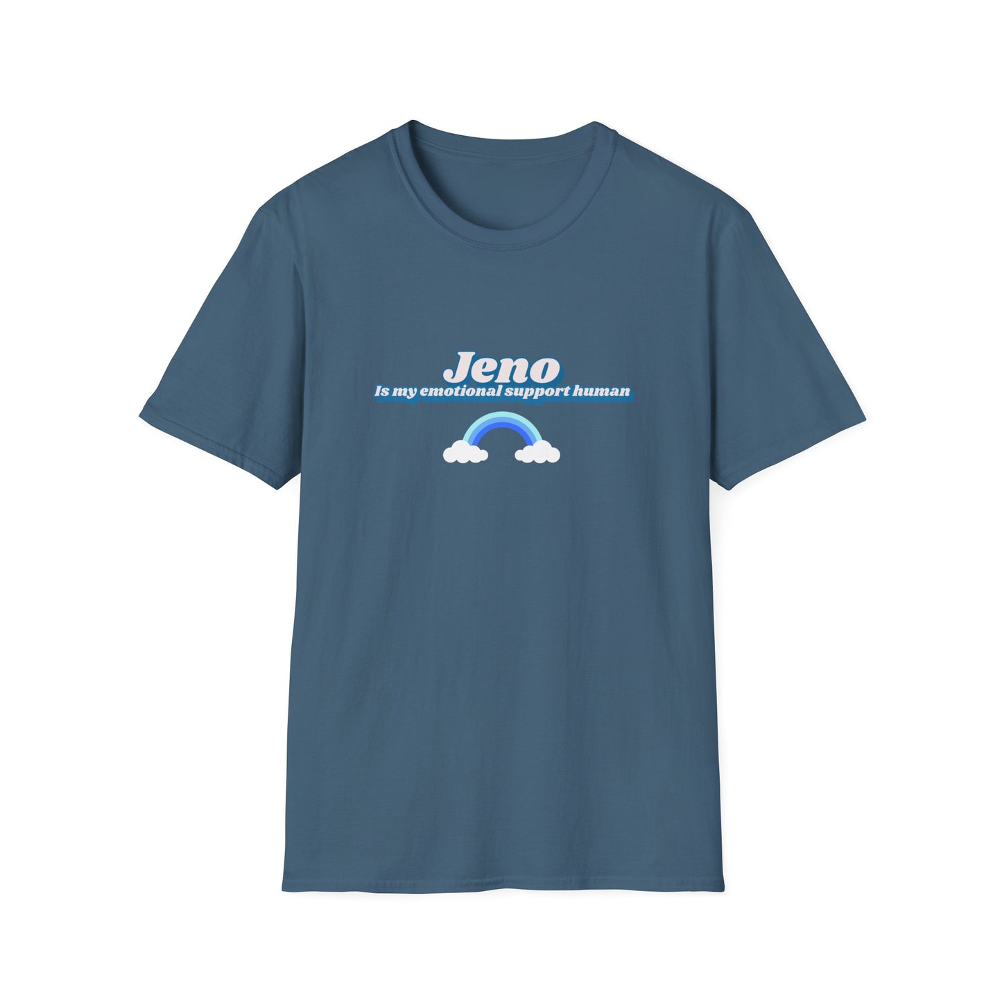 NCTDream Jeno is my emotional support human unisex softstyle t-shirt funny graphic tee