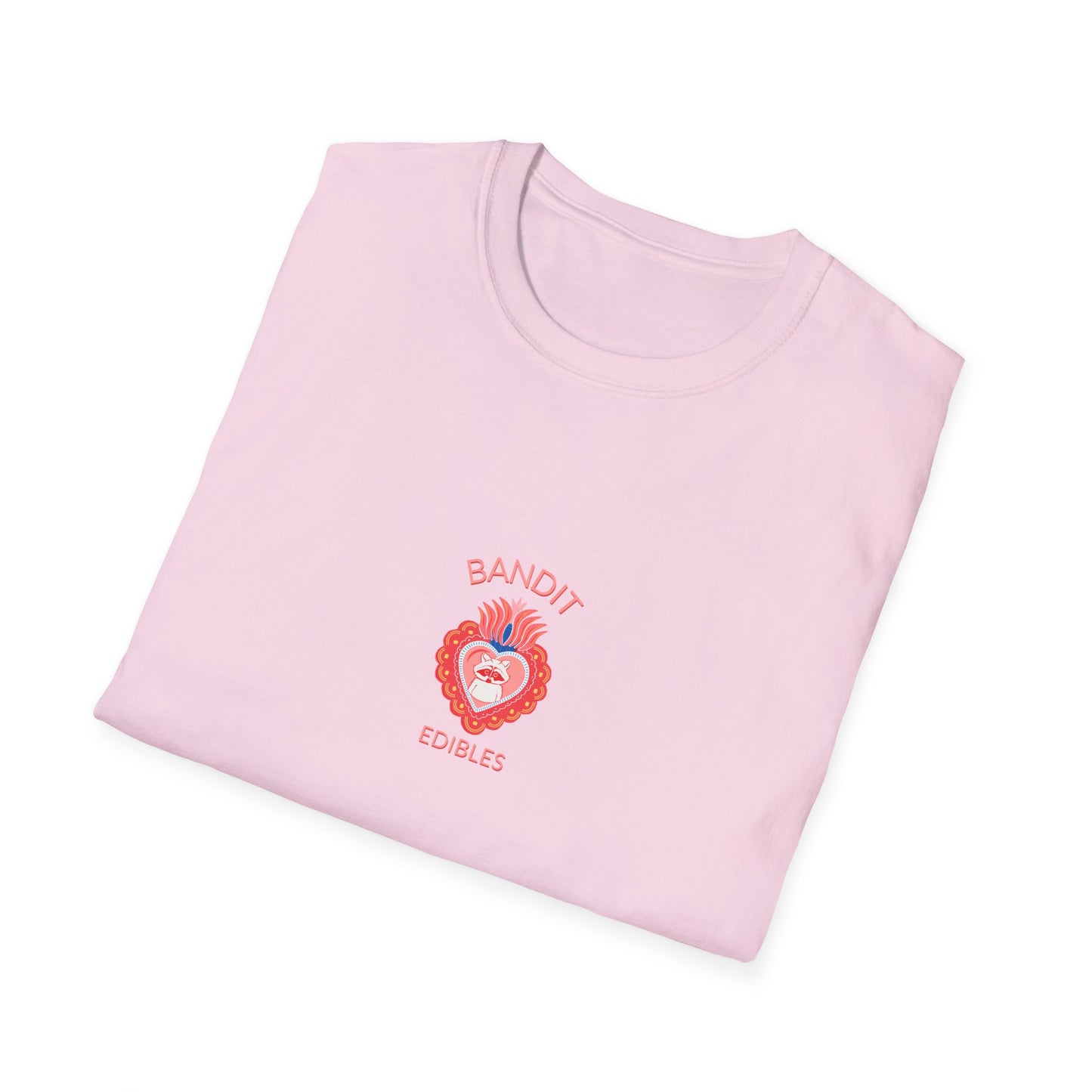 Bandit Raccoon Logo Sacred Snack Bandit Unisex Tee