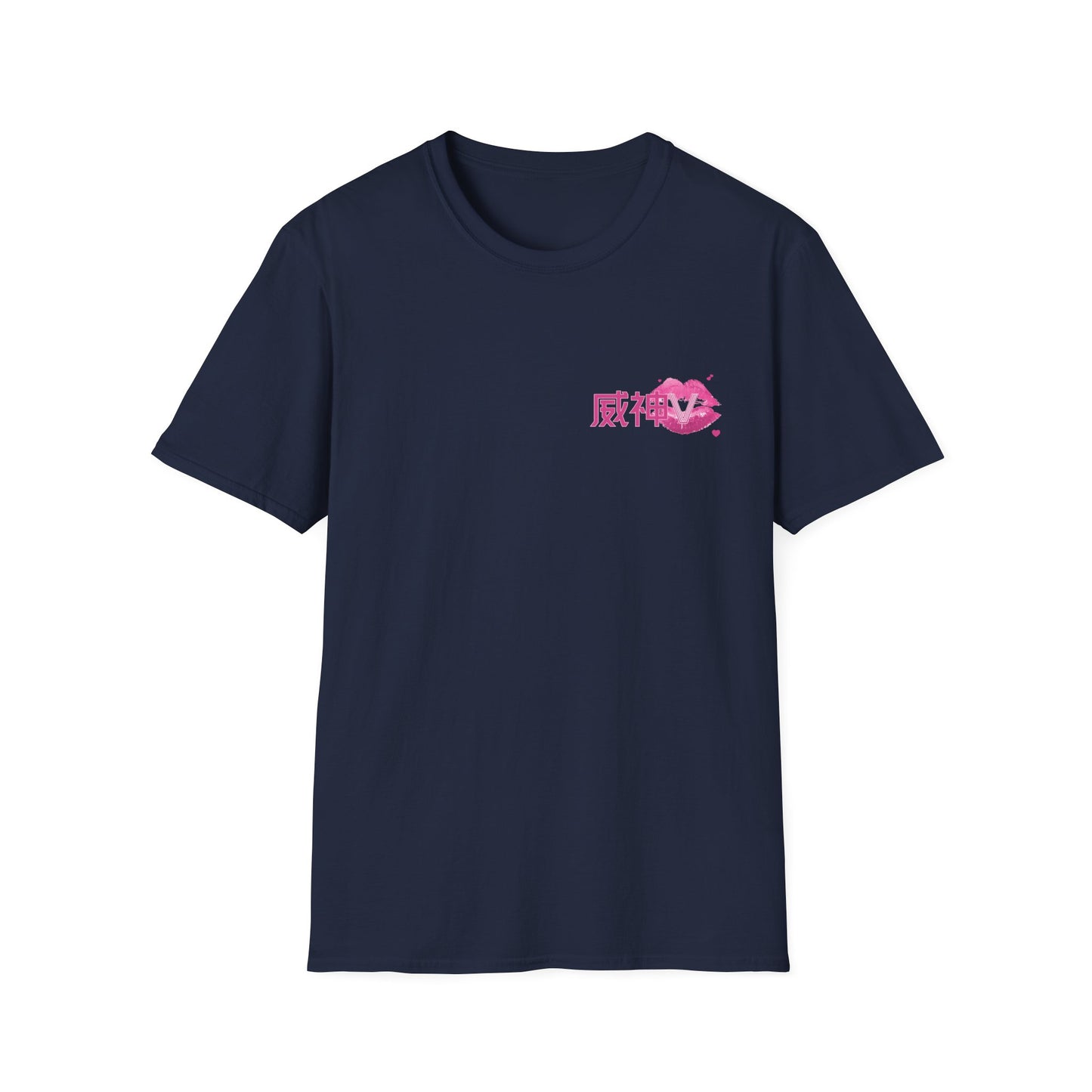WayV Kpop Logo Pink Kiss Unisex T-Shirt, Softstyle Tee for Fans, Gift for WayV Lovers, Kpop Merchandise, Trendy Graphic Shirt