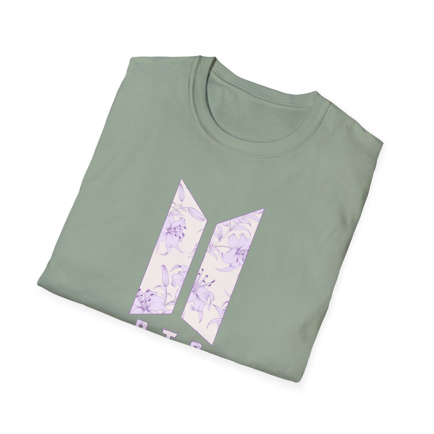 BTS Floral Bloom Logo Tee jungkook jimin jin taehyung jhope suga namjoon easter mother's day