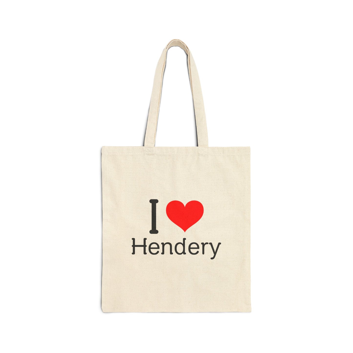 WayV I love Hendery Cotton Canvas Tote Bag