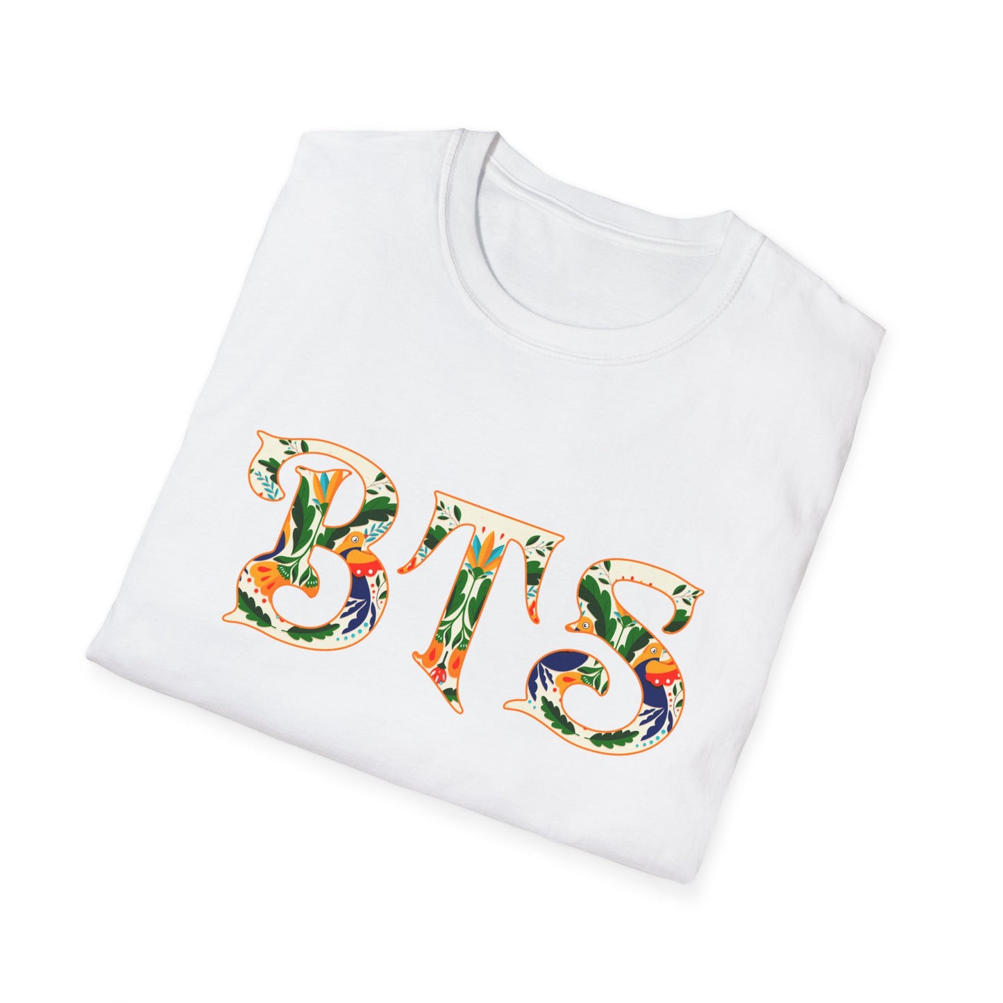 BTS Otomi oranges colorful logo T-Shirt, K-Pop Graphic Tee, Unisex Soft Tee, Korean Pop Fans Shirt, BTS Gift Shirt