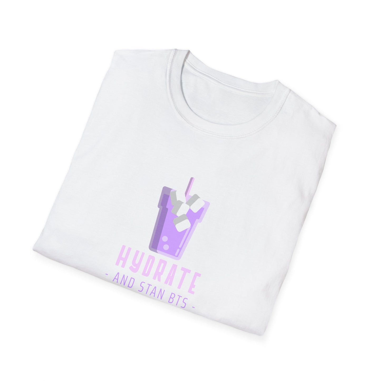 Hydrate & Stan BTS Tee Self-Care But Make It KPop for music and Kpop fans