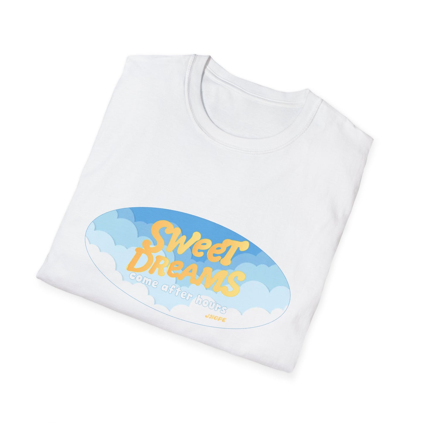 Jhope exclusive cloudscape unisex softstyle tee soar through sweet dreams