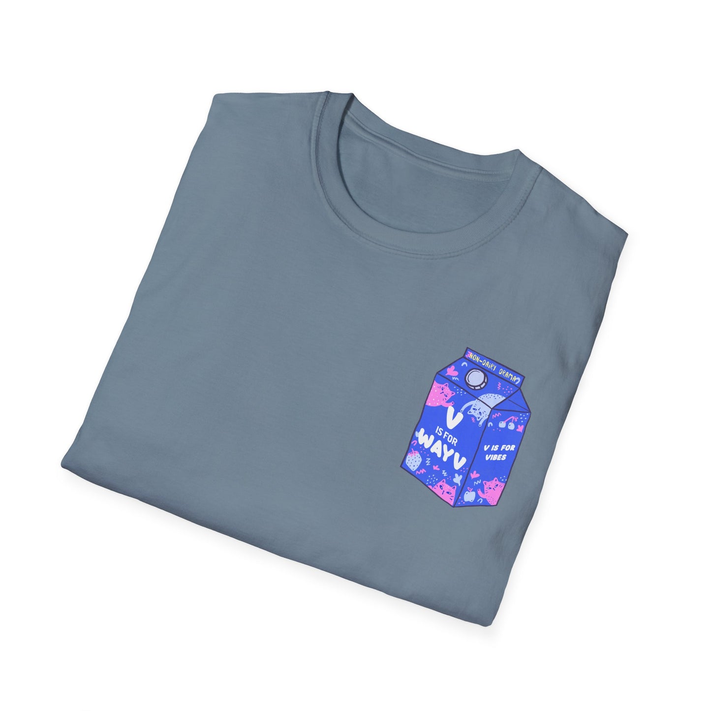 V is for Vibes V is for WayV Tee Got milk? Nah Got WayV Got drama? Well