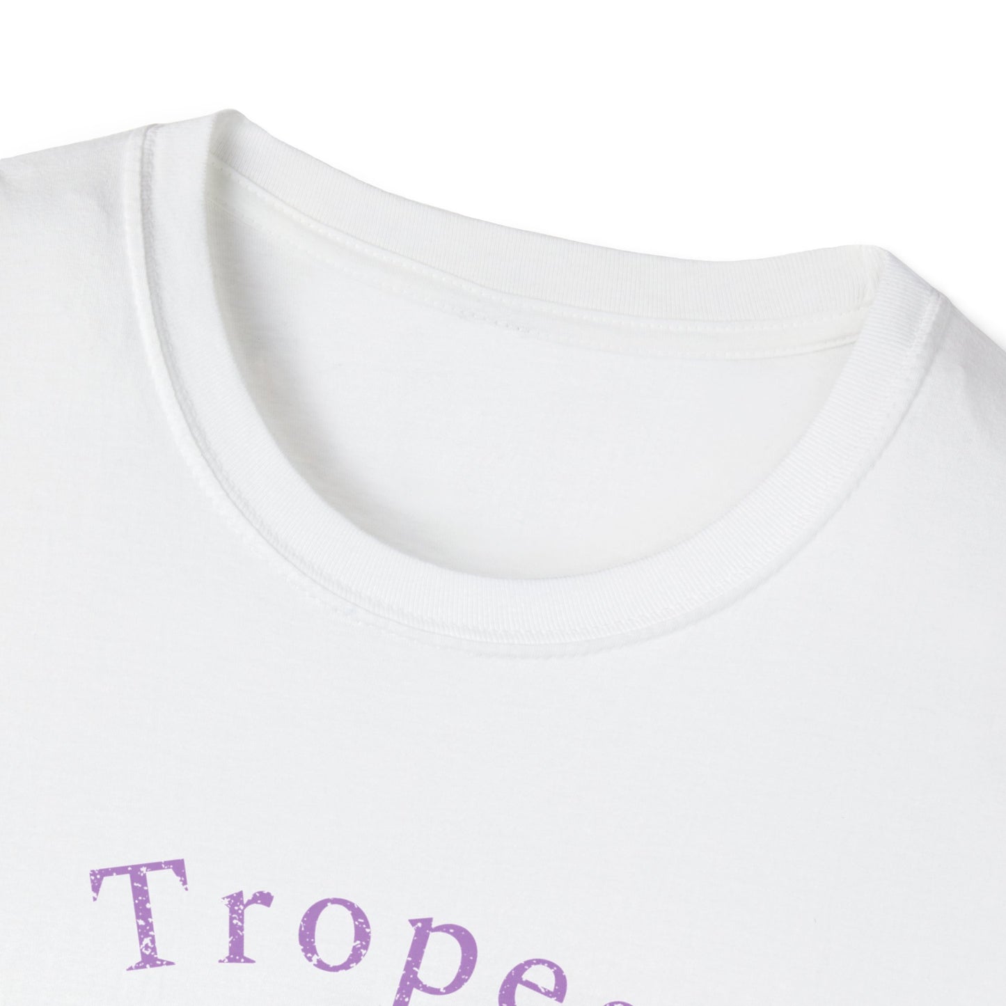 Tropes Before Folks: The Ultimate Fanfic Lovers Unisex Softstyle T-Shirt