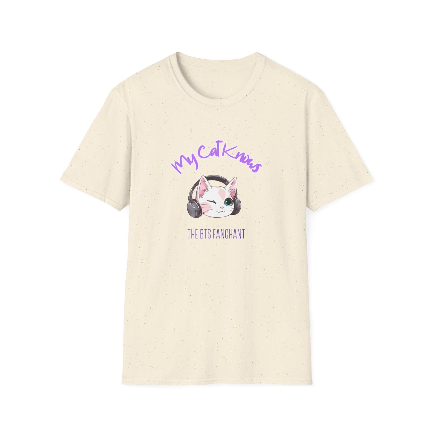 BTS Funny T My cat knows the BTS fanchant custom fan shirt