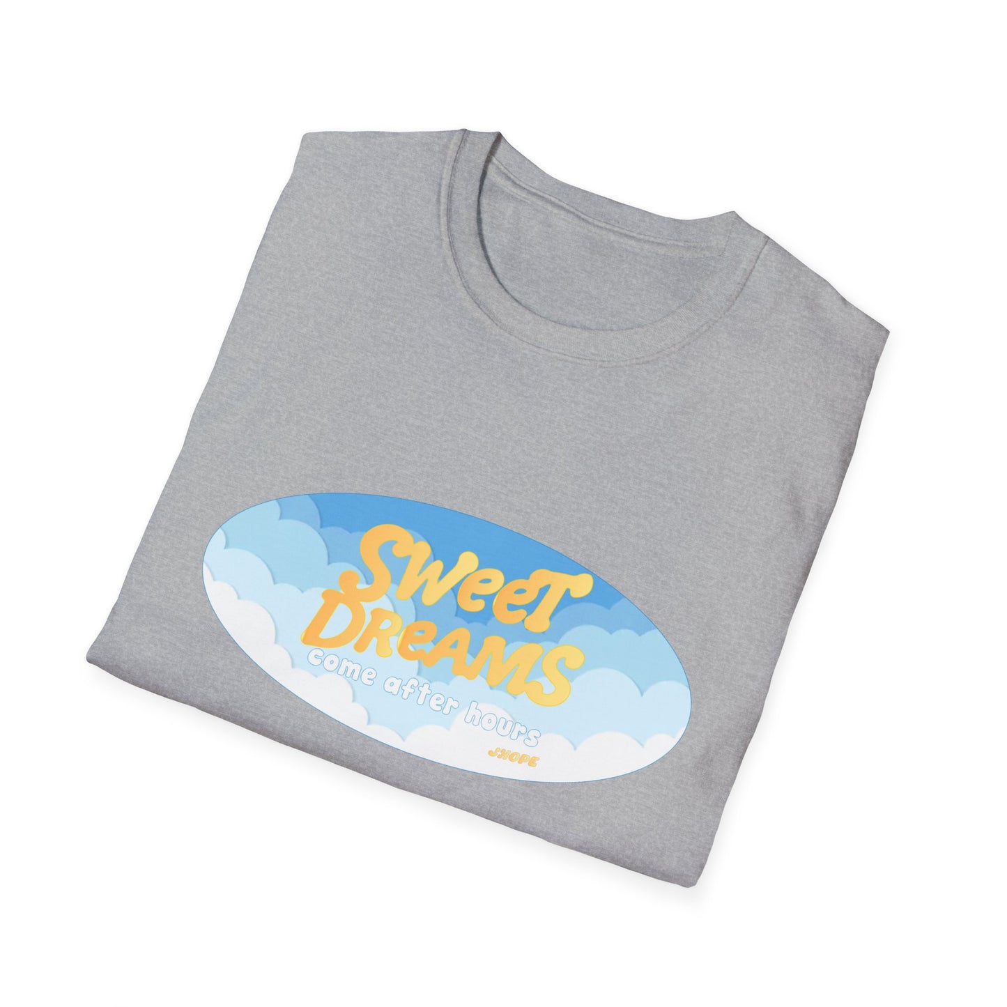 Jhope exclusive cloudscape unisex softstyle tee soar through sweet dreams