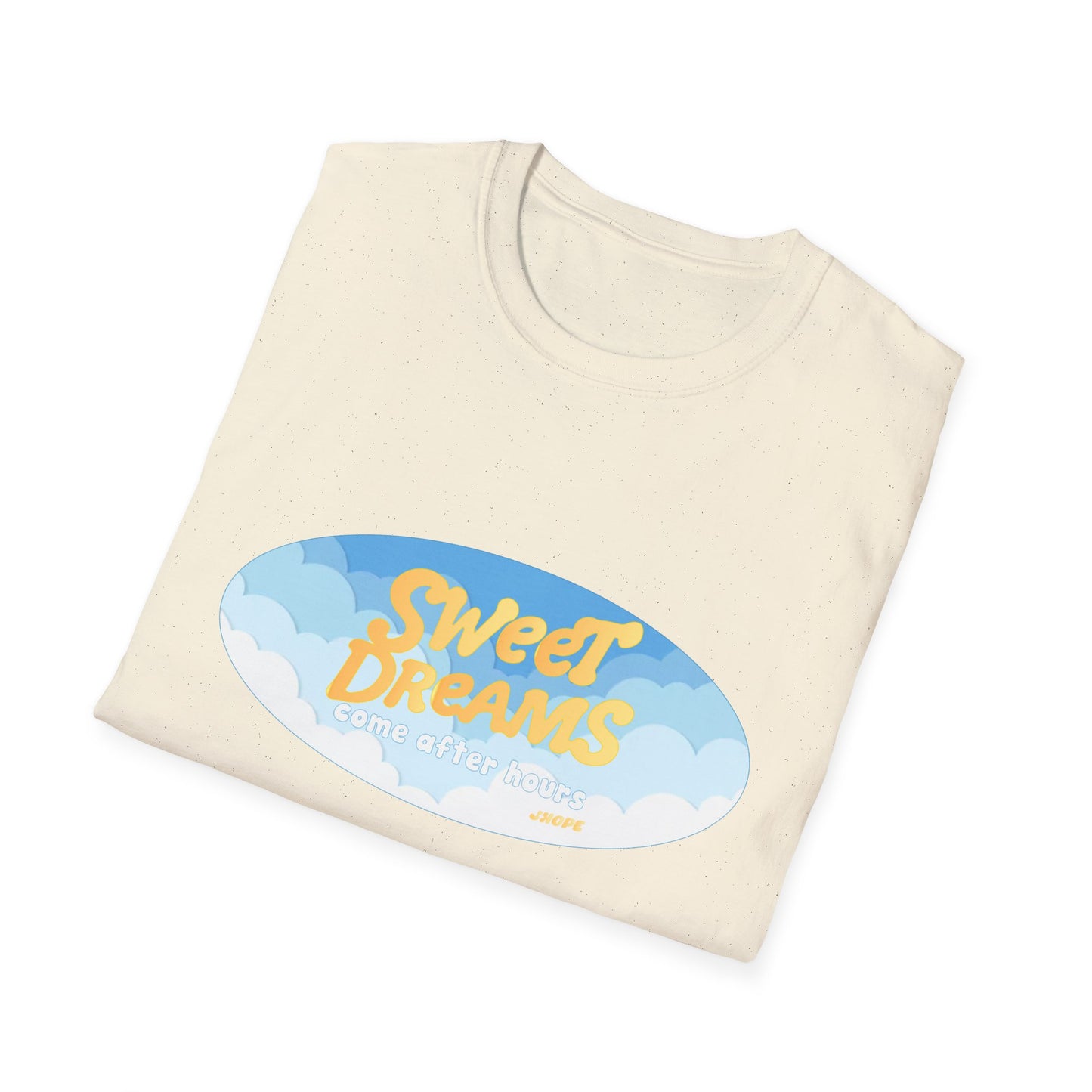 Jhope exclusive cloudscape unisex softstyle tee soar through sweet dreams