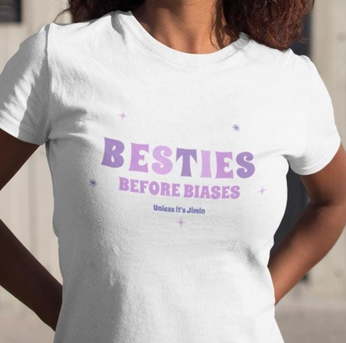 Jimin BTS Besties before Biases custom fan shirt