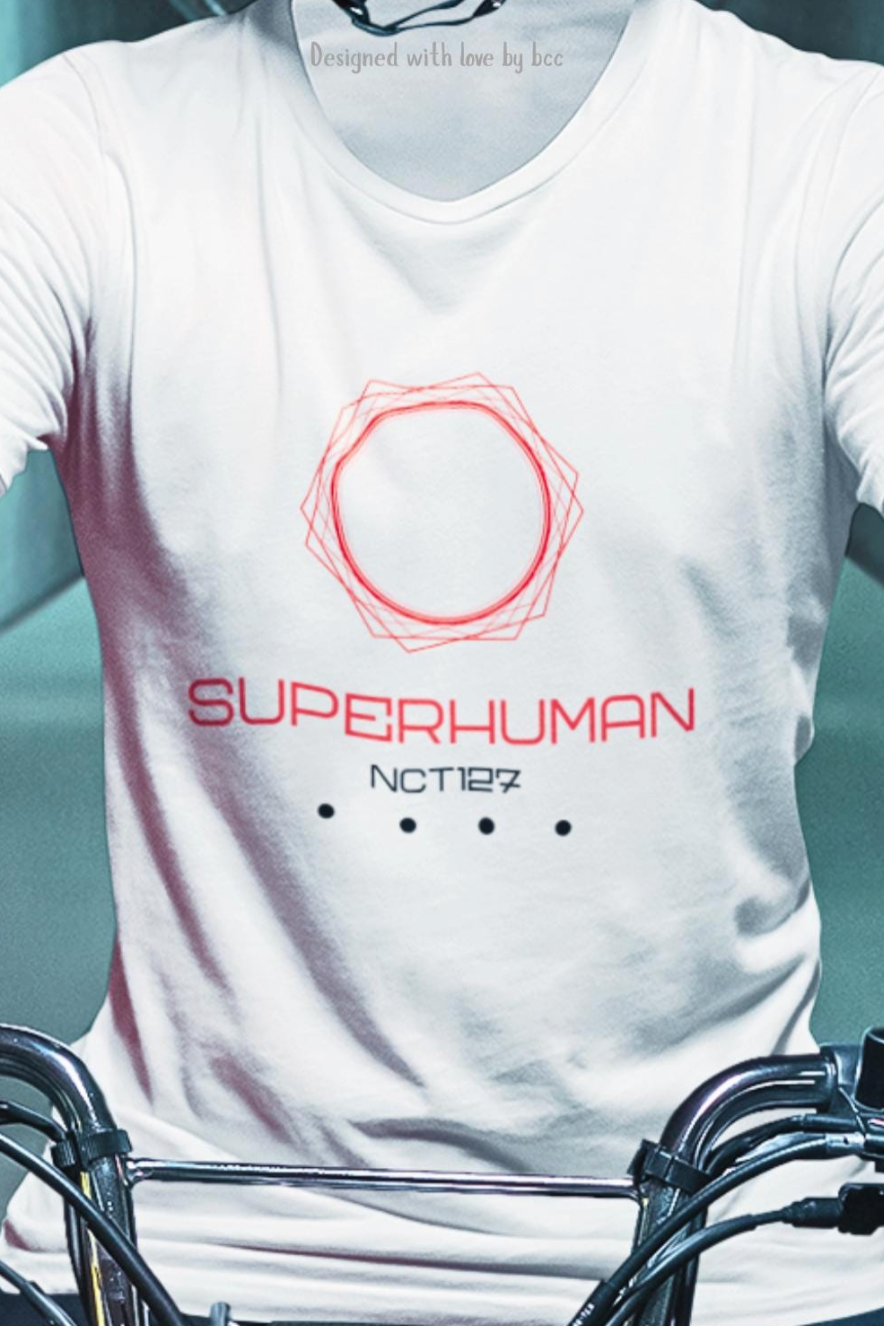 NCT127 Superhuman Energy Tee Rise Above the Ordinary fan shirt concert shirt mark lee haechan jungwoo doyoung johnny
