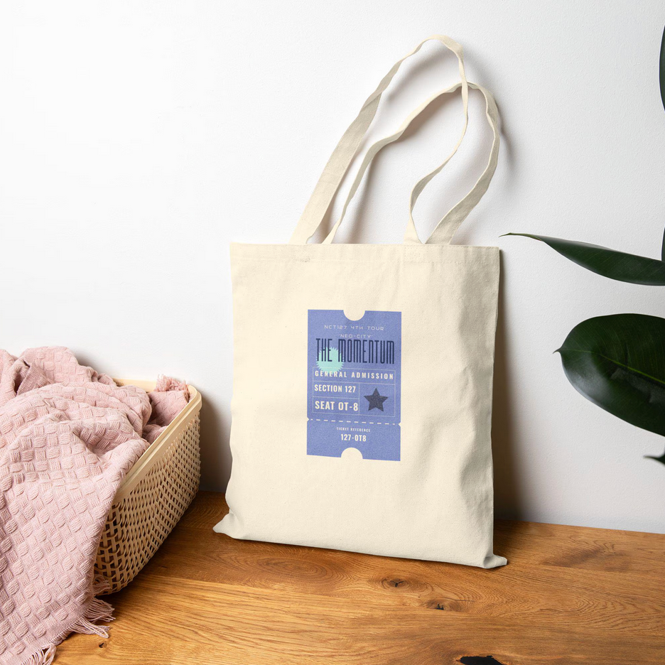 Carry the Momentum: The Ultimate NCT 127 Tour Cotton Canvas Tote Bag