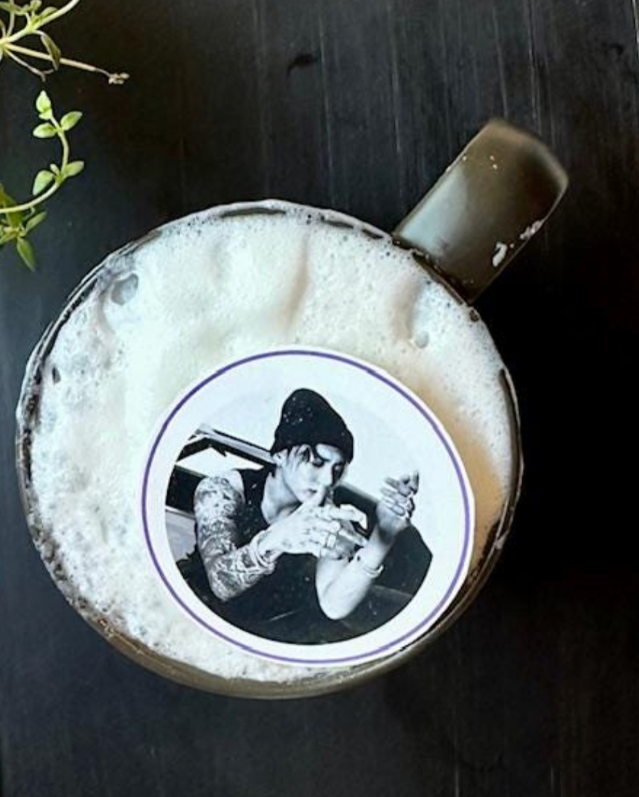 Jungkook Edible drink toppers Vogue Korea cocktail dessert toppers edible wafer paper icing cello