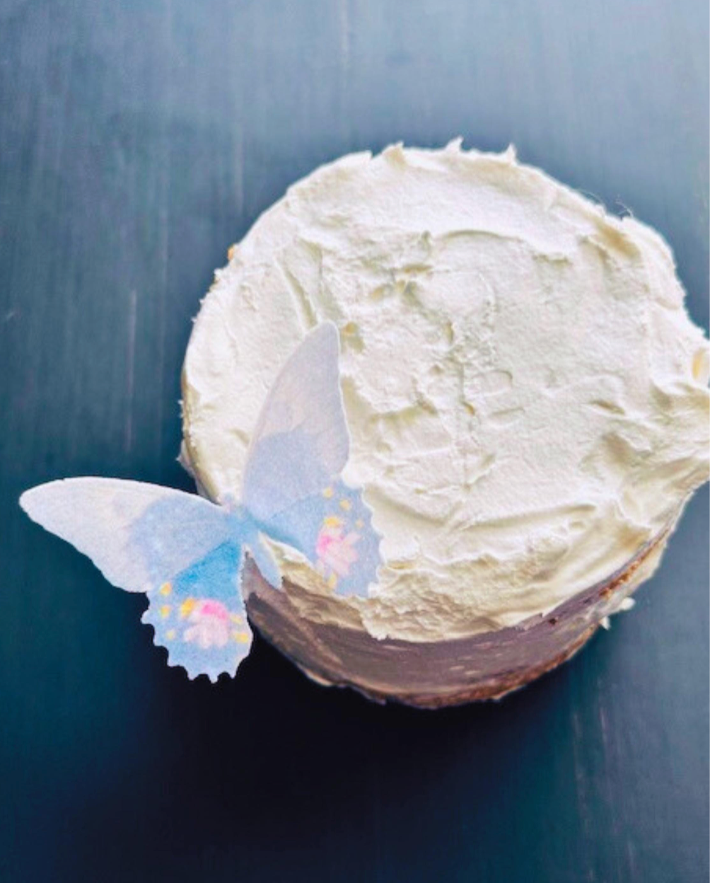Lavender Art deco Edible Pre-Cut 3D Wafer Paper Butterflies - Multi-Sized Edible Butterflies