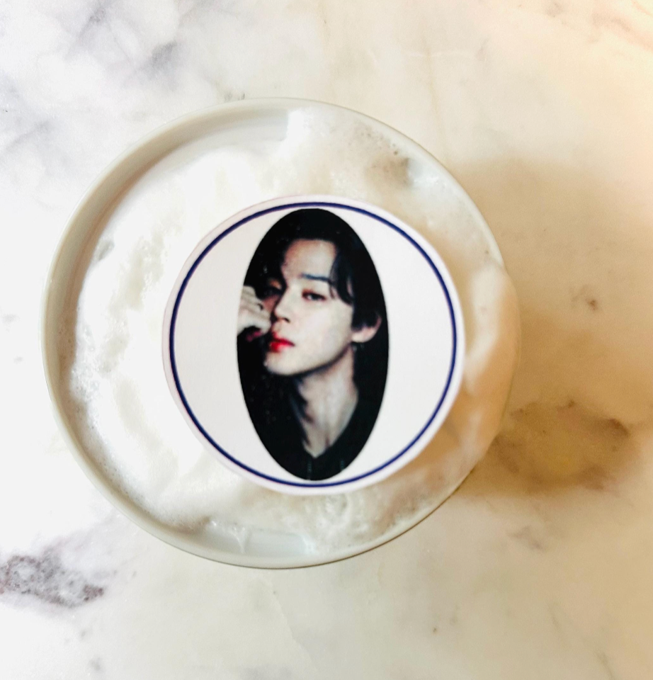 BTS Jimin edible drink dessert cake toppers army party decoration