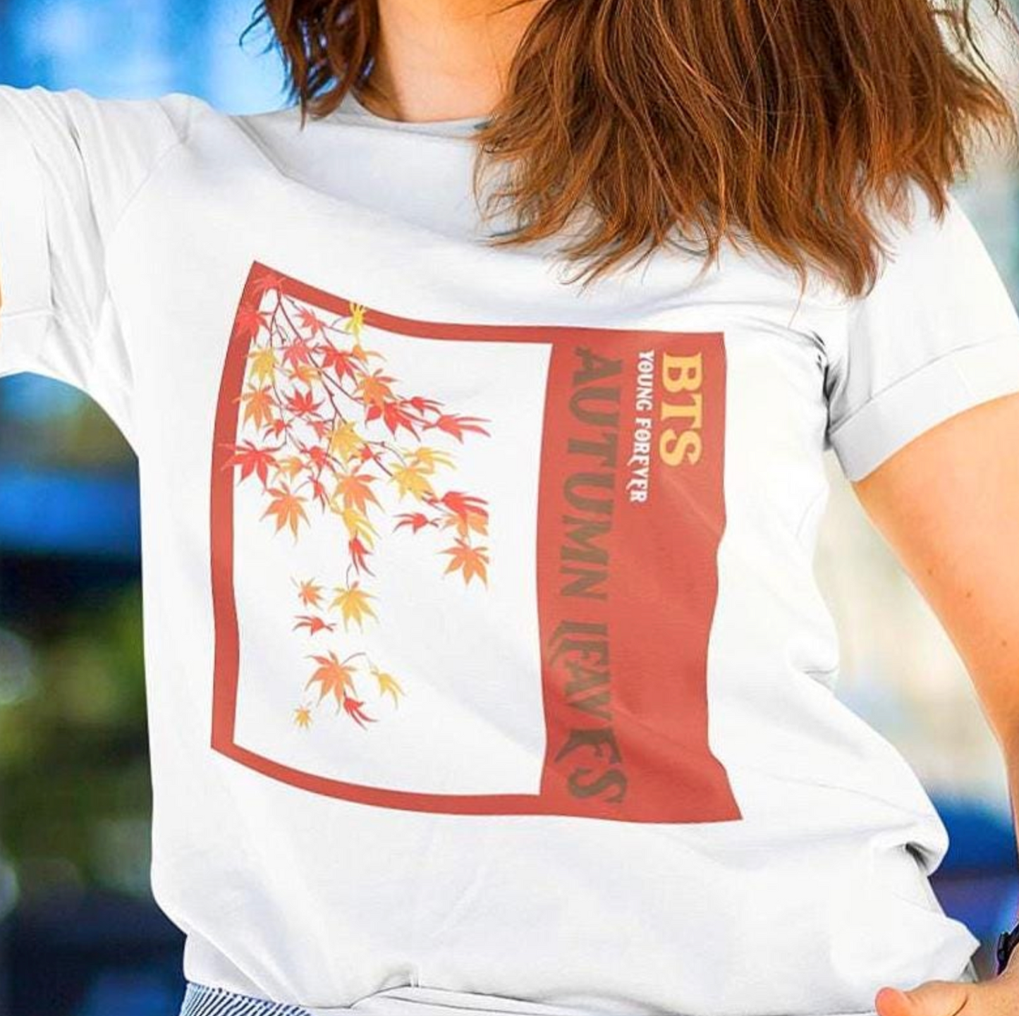 BTS Autumn Leaves fan shirt young forever jungkook jimin jin namjoon taehyung suga jhope bts merch