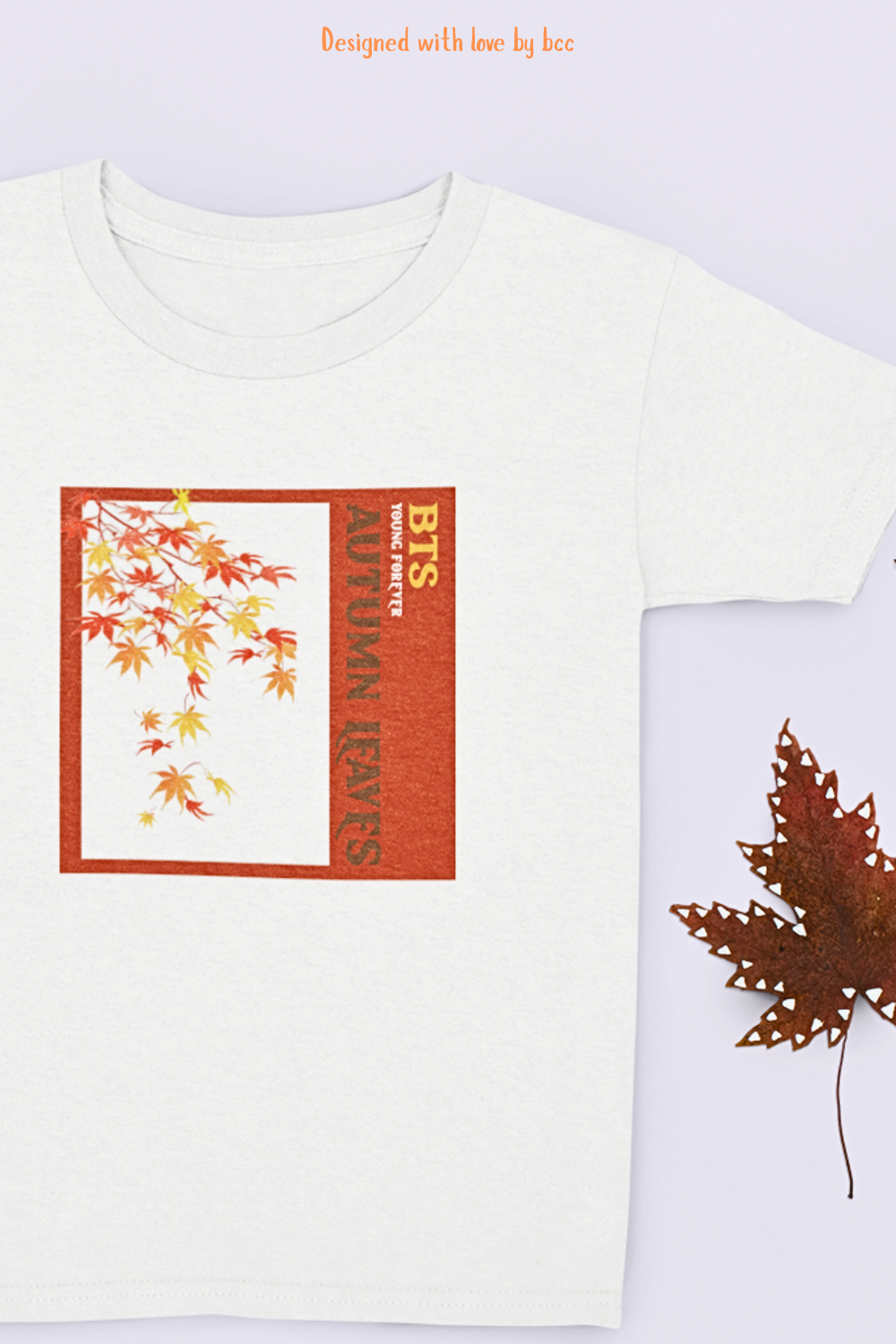 BTS Autumn Leaves fan shirt young forever jungkook jimin jin namjoon taehyung suga jhope bts merch