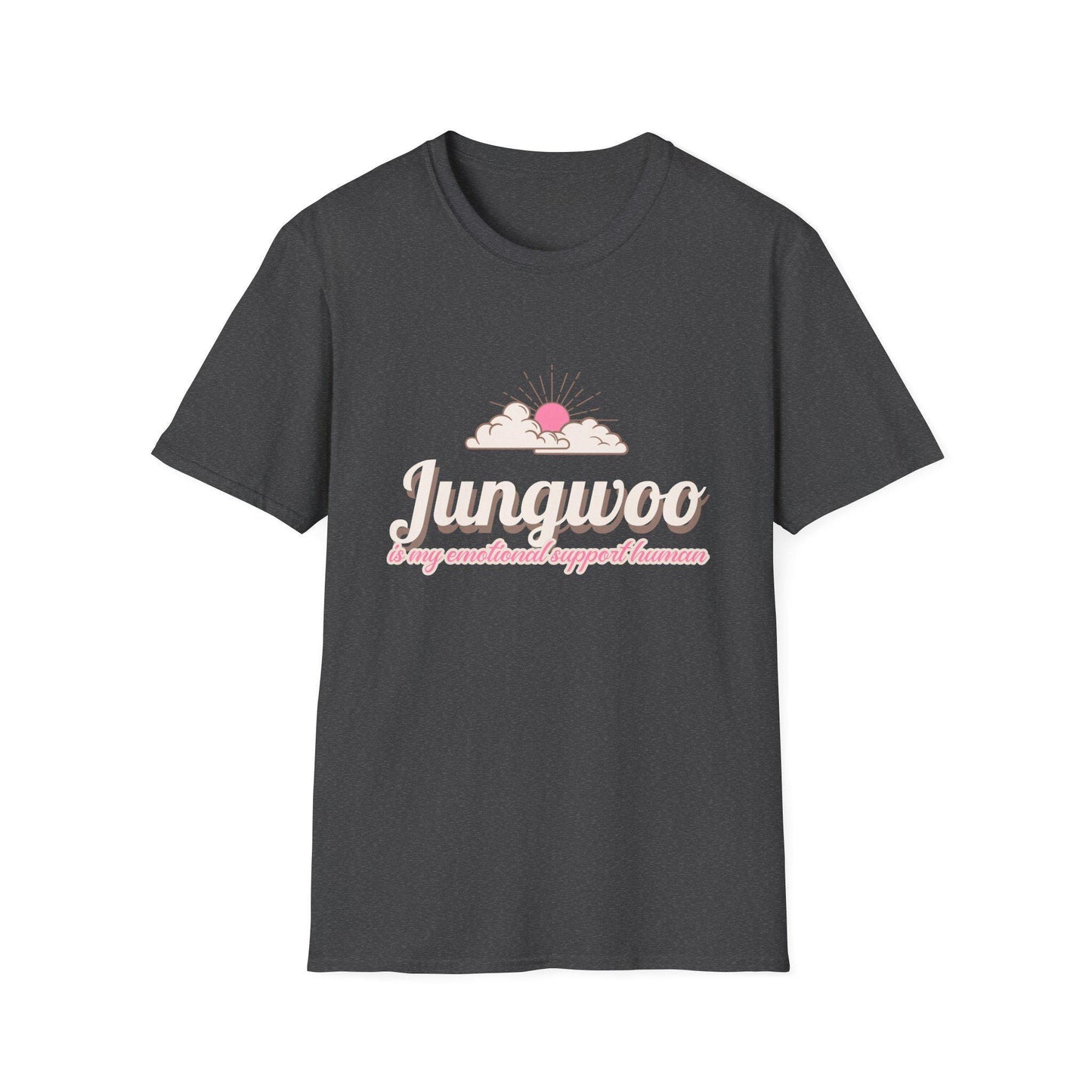 Jungwoo The Ultimate Emotional Support Human Unisex Softstyle T-Shirt