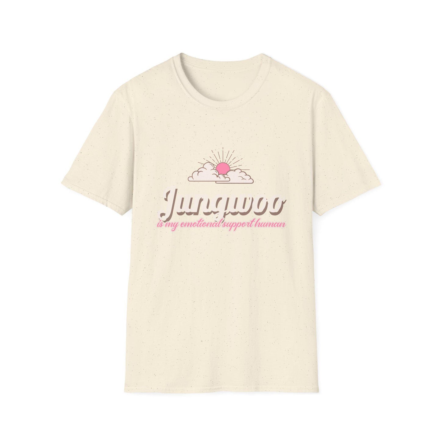 Jungwoo The Ultimate Emotional Support Human Unisex Softstyle T-Shirt