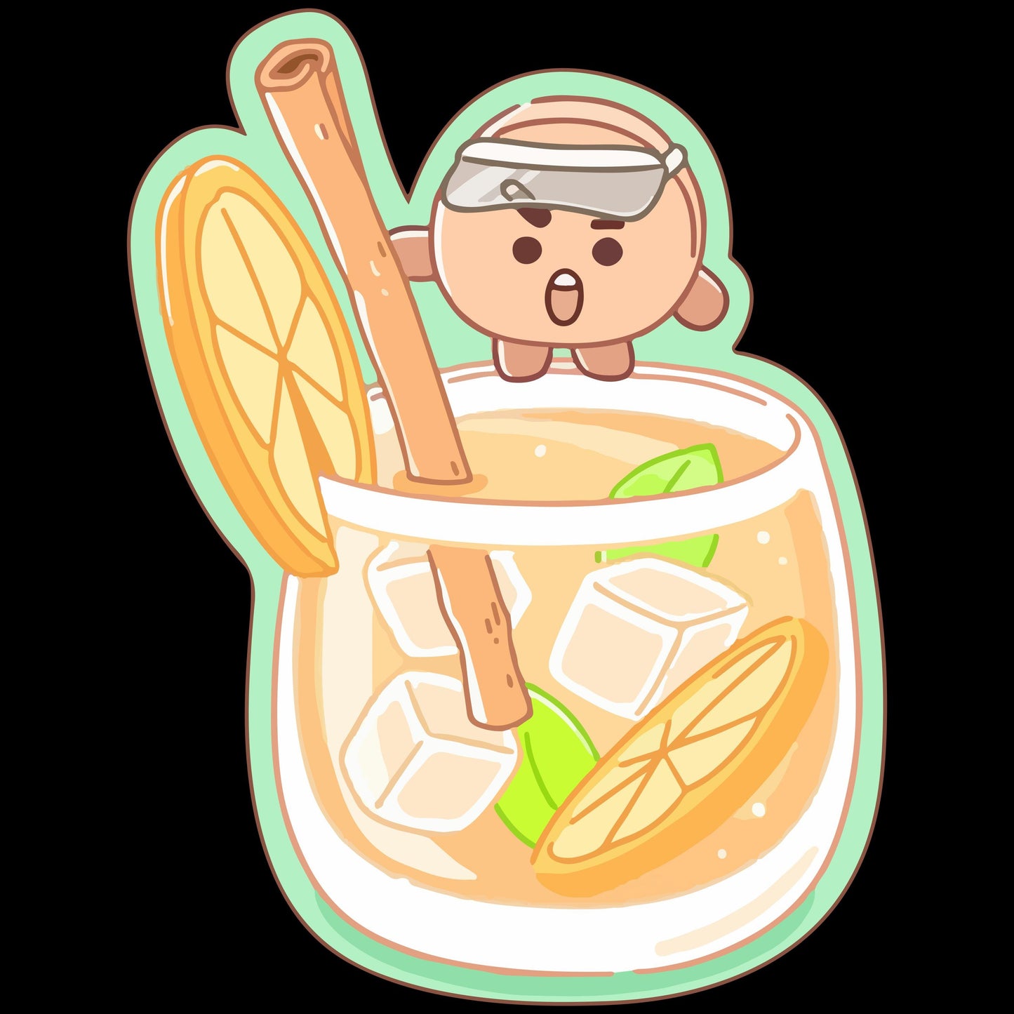BTS BT21 Kpop Summer Party Decorations: Drink & Cupcake Toppers for Celebrations