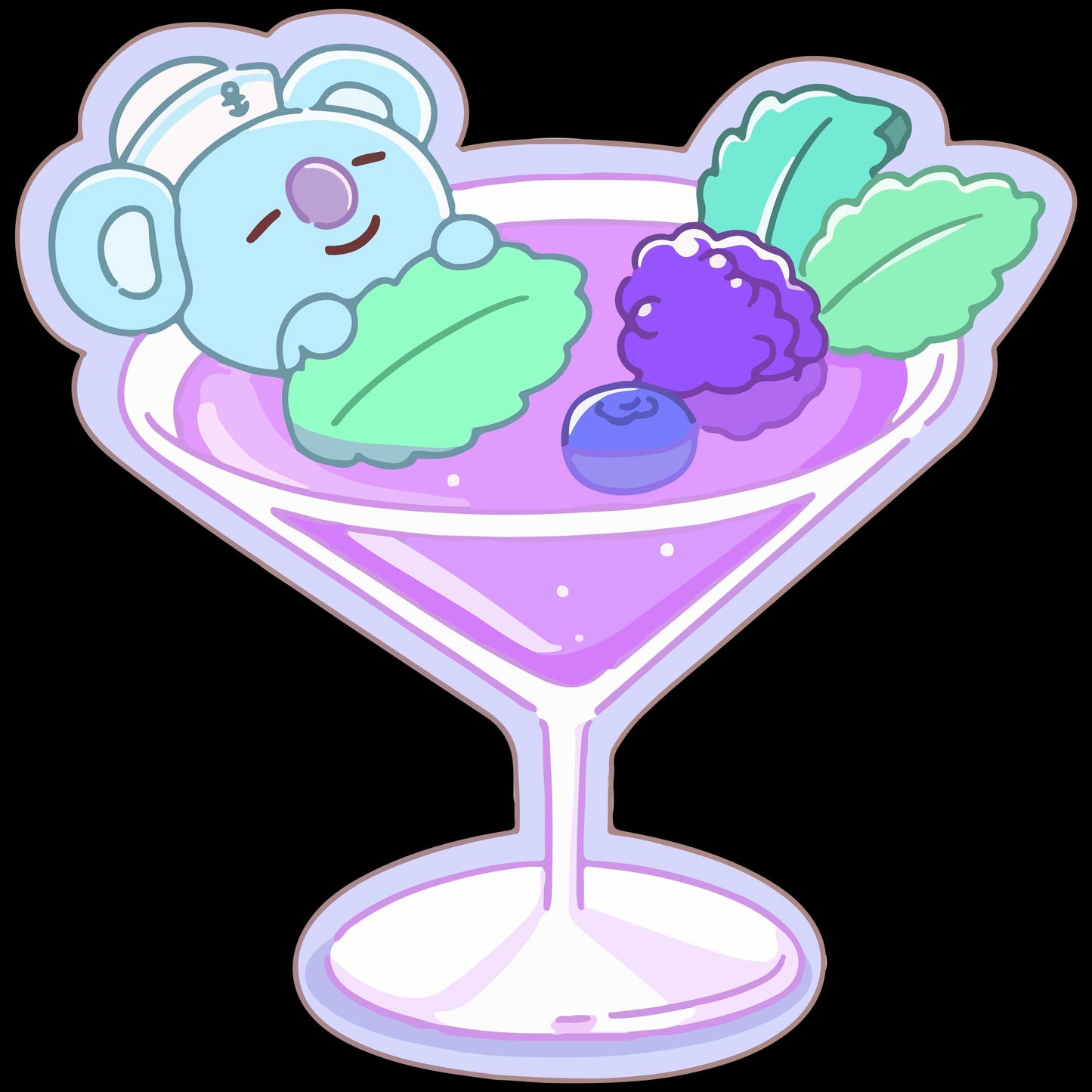 BTS BT21 Kpop Summer Party Decorations: Drink & Cupcake Toppers for Celebrations