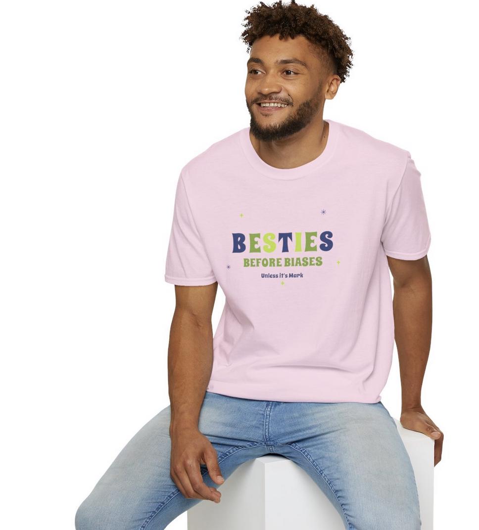 Mark Lee Kpop Shirt, Besties Before Biases Tee, NCT Fan Merch, Concert Outfit, Unisex Cotton T-Shirt