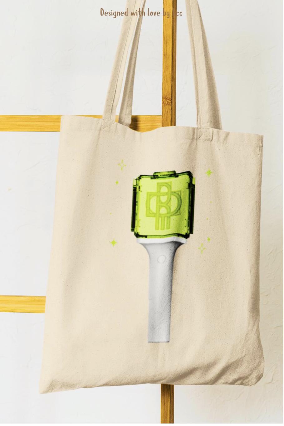 NCT Dream Kpop, Lightstick Tote, Fan Merch, Concert Essential, Reusable Shopper Bag