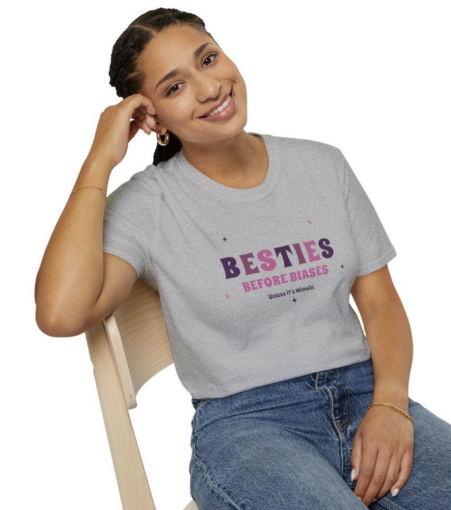 WayV Kpop Shirt, WinWIn Besties Before Biases Tee, Fan Merch, Concert Outfit, Unisex Cotton T-Shirt