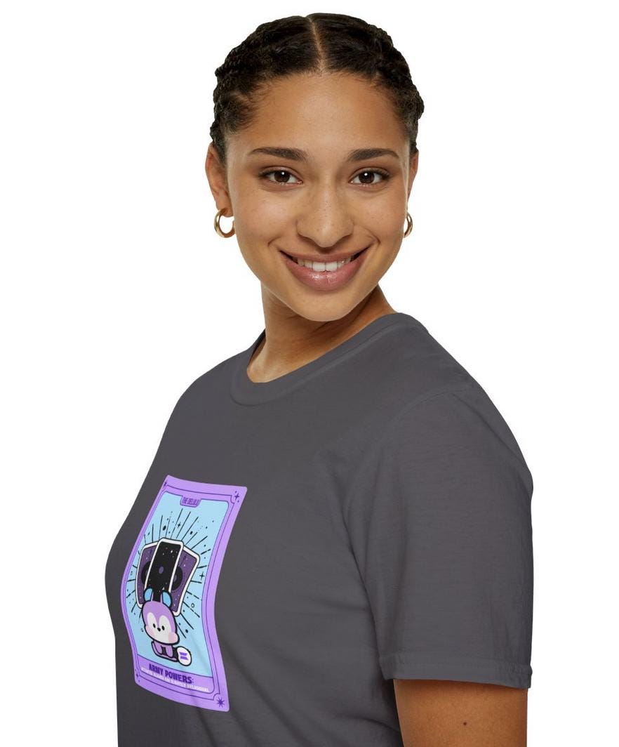 BTS Kpop shirt, BT21 Mang Tarot Tee, Army Fan Merch, Concert Outfit, Unisex Cotton T-Shirt
