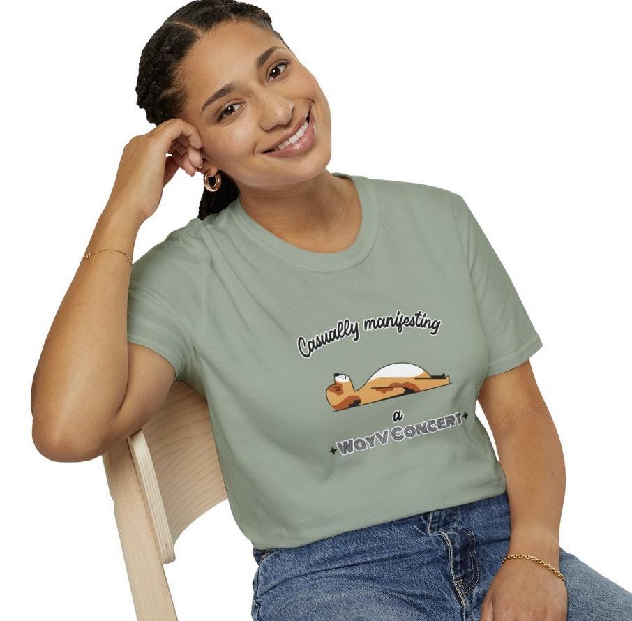 WayV KPop Shirt, Manifesting Concert Tee, Fan Merch, NCT WayV Outfit, Unisex Cotton T-Shirt