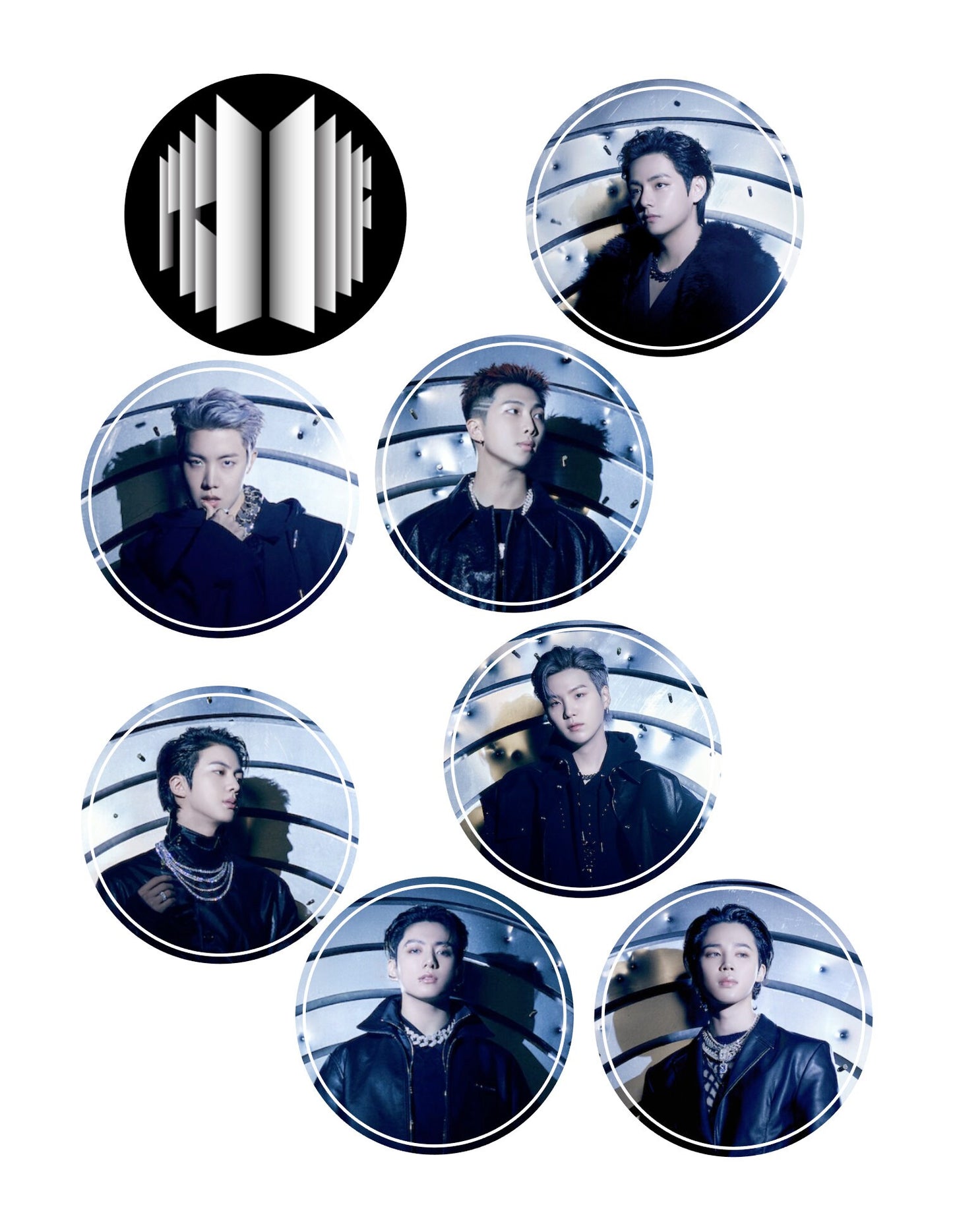 BTS Proof Cupcake Toppers - Custom Edible Drink Toppers for drinks/bakedgoods/marshmallows