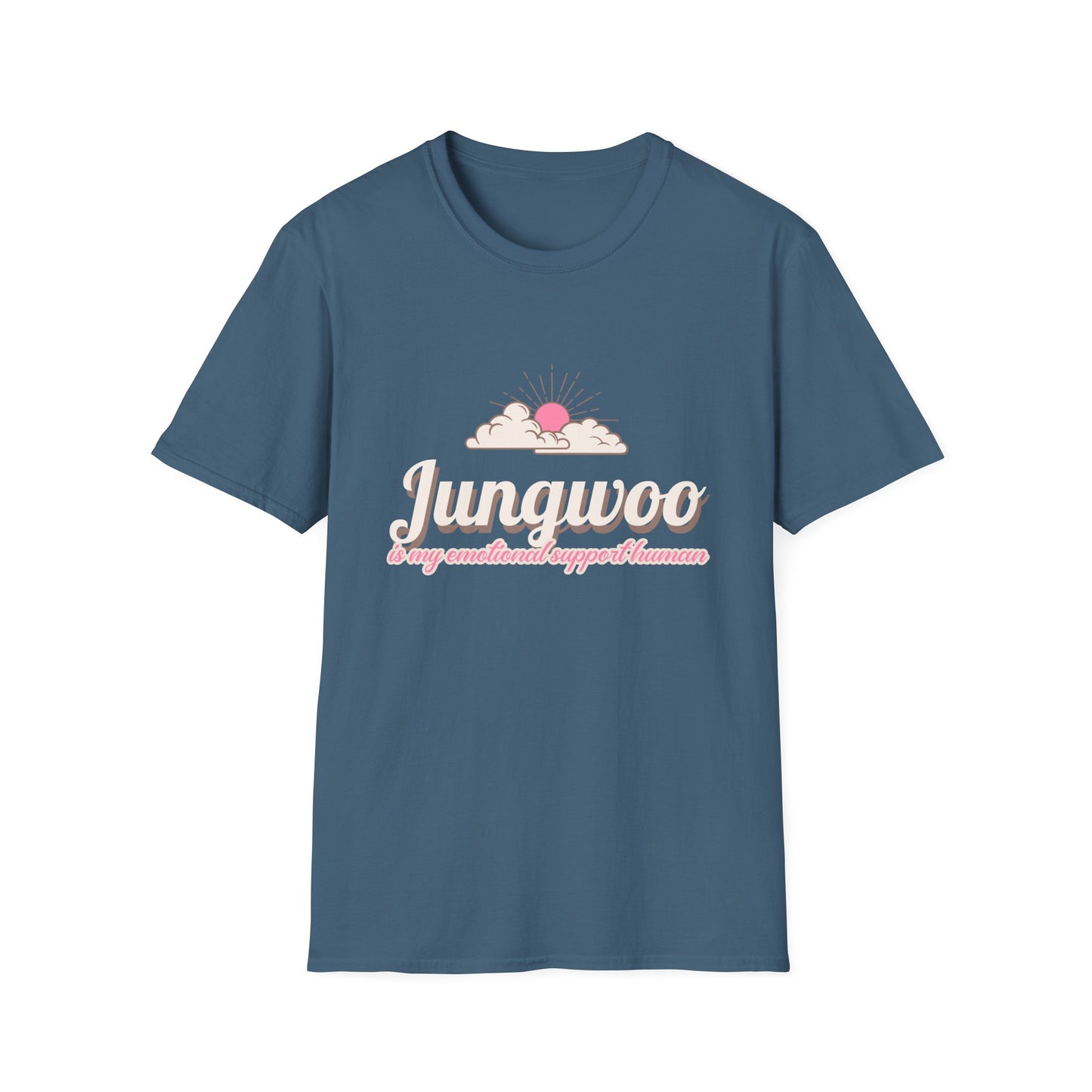 Jungwoo The Ultimate Emotional Support Human Unisex Softstyle T-Shirt