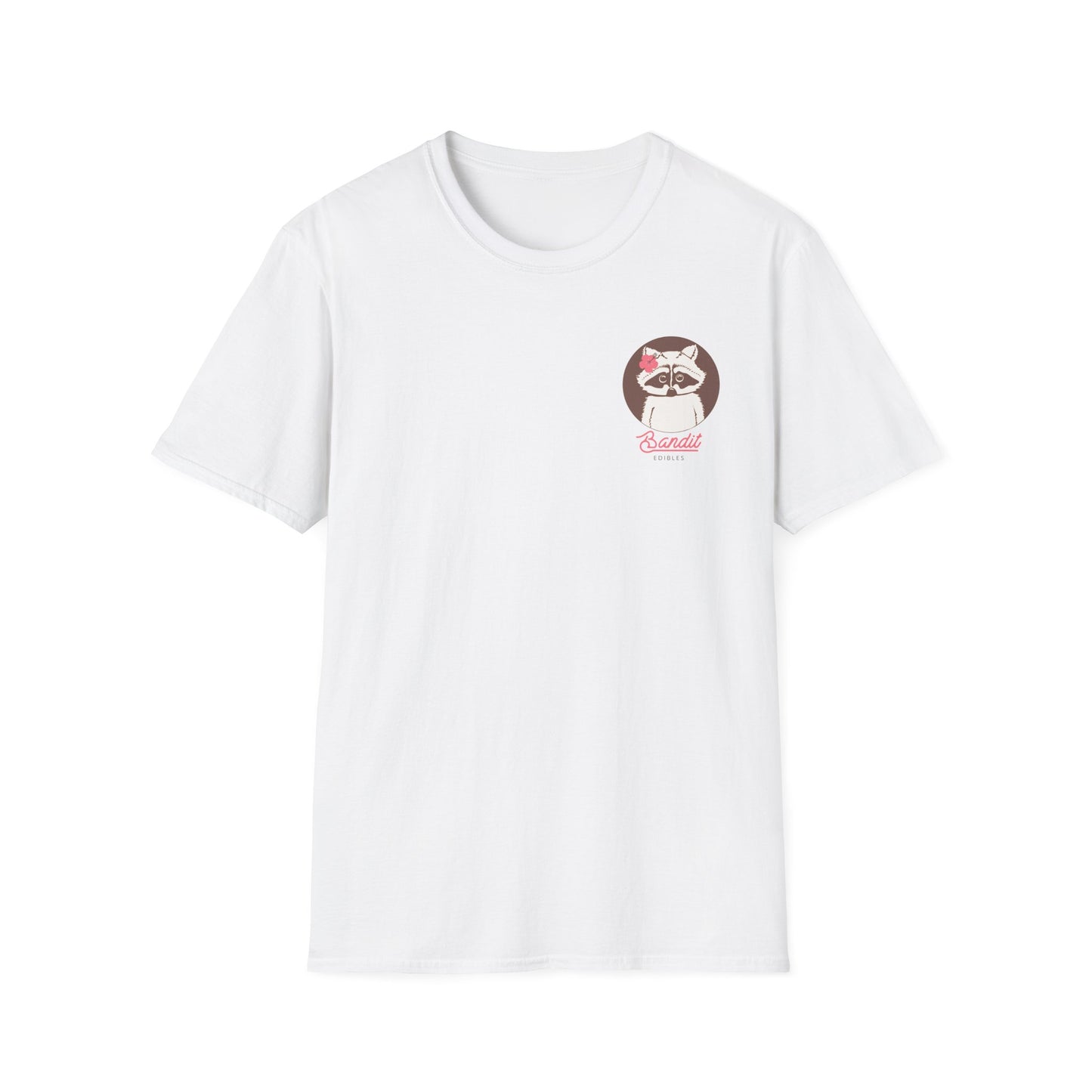Bandit Edibles Style Your Go-To Summer Tee Surf Style Raccoon Logo