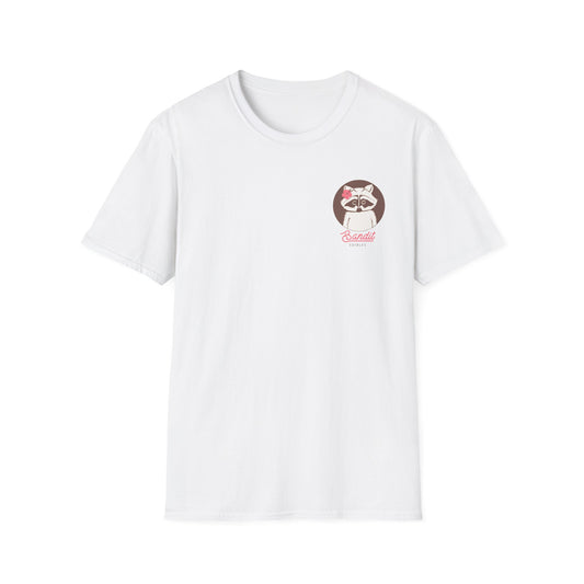 Bandit Edibles Style Your Go-To Summer Tee Surf Style Raccoon Logo