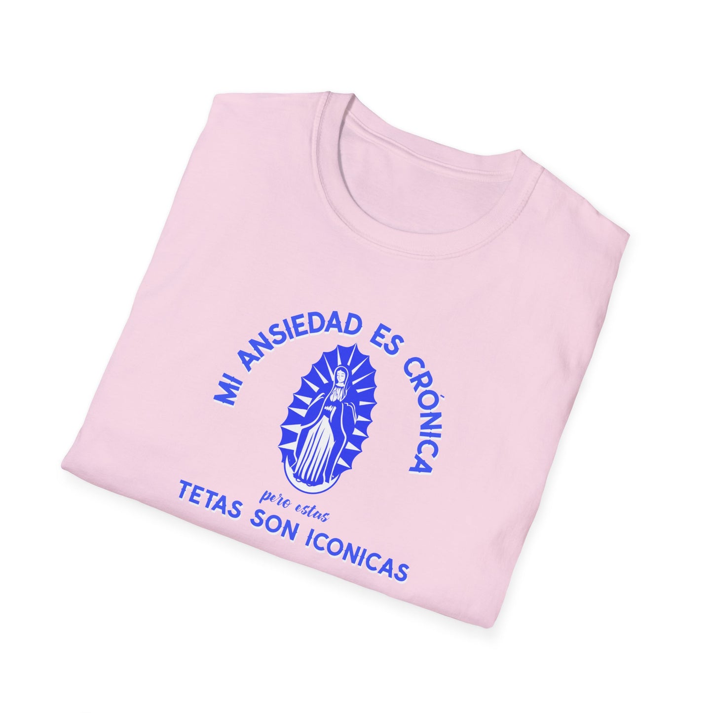 Latina humor Crónica Ansiedad, Icónica Confianza Unisex Statement Tee